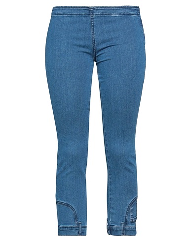 LES BOURDELLES DES GARÇONS Denim trousers Blue 98% Cotton, 2% Elastane