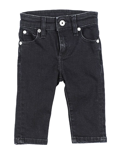 BIKKEMBERGS Denim pants Black 92% Cotton, 6% Elastomultiester, 2% Elastane