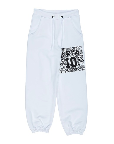 BERNA Casual pants White 100% Organic cotton