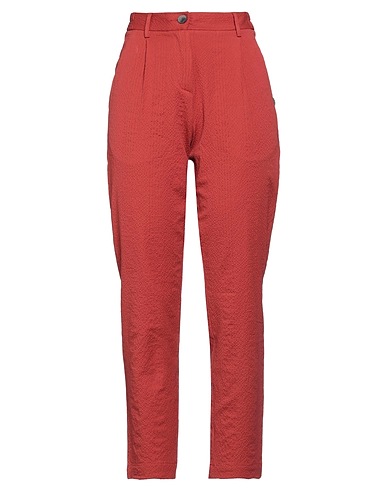 T-JACKET by TONELLO Casual trouser Rust 97% Cotton, 3% Elastane