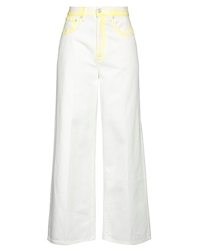 (+) PEOPLE Casual trouser White 100% Cotton