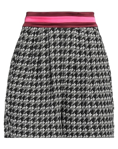 LES BOURDELLES DES GARÇONS Shorts & Bermuda Black 46% Polyester, 40% Cotton, 9% Acrylic, 3% Other Fibres, 2% Metallic fiber