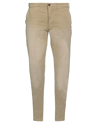 OAKS Casual trouser Beige 97% Cotton, 3% Elastane