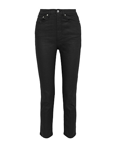 SIMON MILLER Denim trousers Black 98% Cotton, 2% Elastane