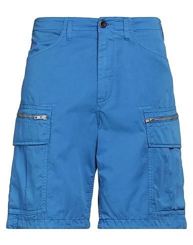 DEPARTMENT 5 Shorts & Bermuda Slate blue 63% Cotton, 37% Polyamide