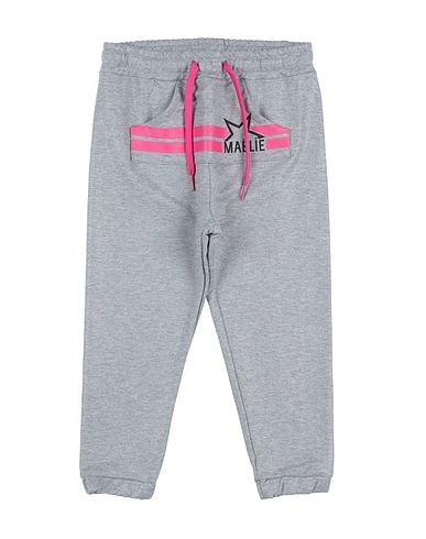 MAËLIE Casual trouser Grey 95% Cotton, 5% Elastane