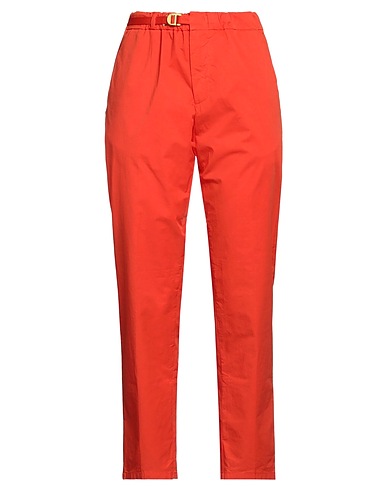 WHITE SAND Casual trouser Orange 97% Cotton, 3% Elastane
