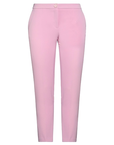ANNA MOLINARI Casual trouser Pink 88% Polyester, 12% Elastane