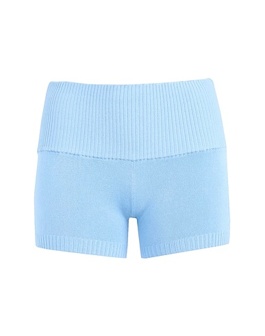 FRANKIES BIKINIS Shorts & Bermuda Estelle Knit Short
 Celeste 80% Viscosa, 20% Nylon