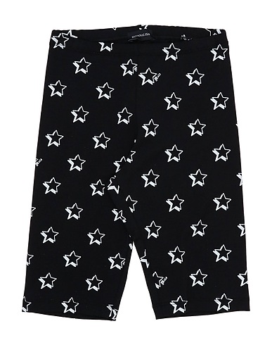 MONNALISA Shorts & Bermuda Black 92% Cotton, 8% Elastane