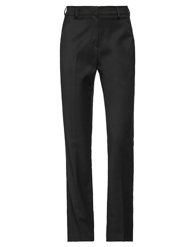 OLLA PARÉG Casual trouser Black 52% Polyester, 24% Viscose, 22% Wool, 2% Elastane