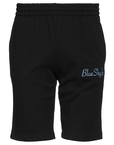 BLUE SKY INN Shorts & Bermuda Black 100% Cotton