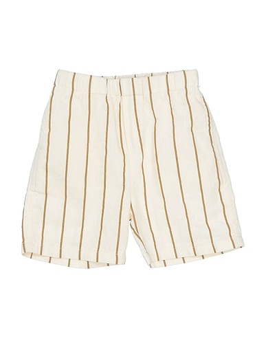 BABE & TESS Shorts & Bermuda Ivory 100% Cotton