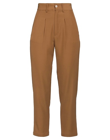 OTTOD'AME Casual trouser Khaki 97% Polyester, 3% Elastane