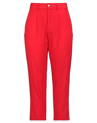 OTTOD'AME Casual trouser Red 97% Polyester, 3% Elastane