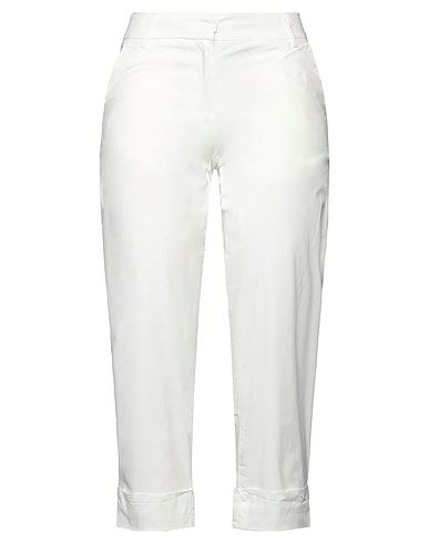 HOMEWARD CLOTHES CO. Casual trouser White 97% Cotton, 3% Elastane