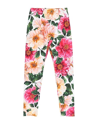 DOLCE&GABBANA Casual pants Pink 90% Cotton, 10% Elastane