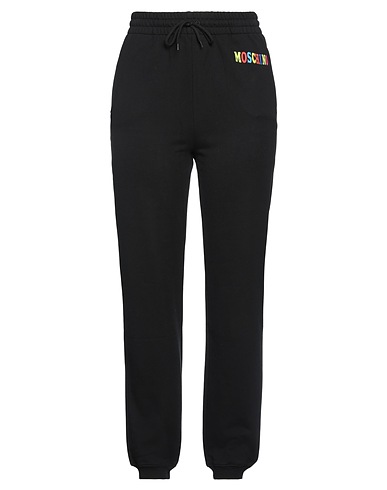 MOSCHINO Casual trouser Black 100% Cotton
