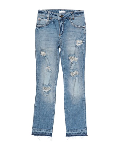 LIU •JO Denim pants Blue 99% Cotton, 1% Elastane
