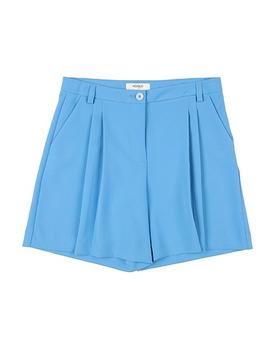 VICOLO Shorts & Bermuda Azure 88% Polyester, 12% Elastane