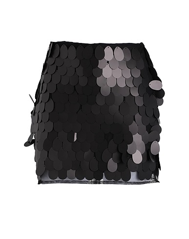 TOPSHOP Mini skirt Black 100% Polyester