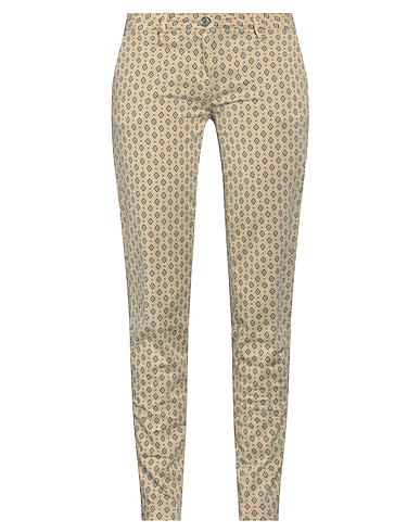 SHAFT DELUXE Casual trouser Sand 98% Cotton, 2% Elastane
