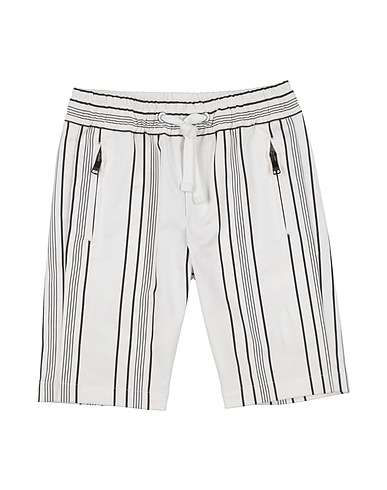 DOLCE&GABBANA Shorts & Bermuda White 58% Cotton, 39% Polyamide, 3% Elastane