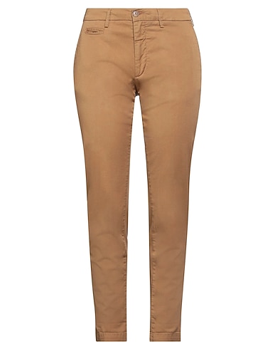 40WEFT Casual pants Camel 98% Cotton, 2% Elastane