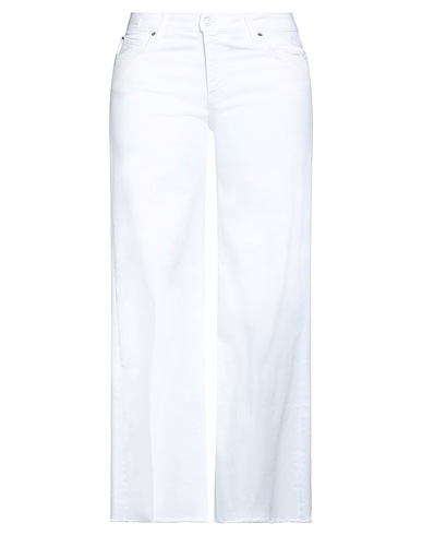 HAIKURE Denim trousers White 98% Cotton, 2% Elastane