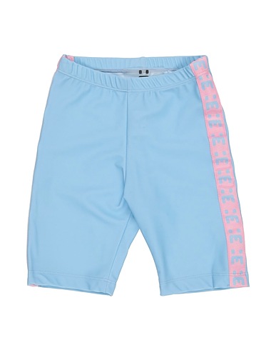 ELETTRA LAMBORGHINI Shorts & Bermuda Sky blue 80% Polyamide, 20% Elastane