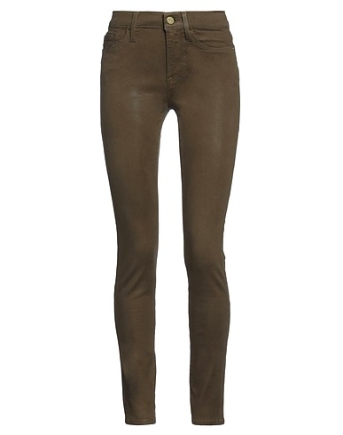 FRAME Denim pants Military green 92% Cotton, 6% Polyester, 2% Elastane