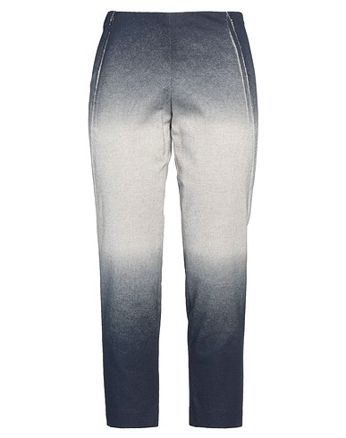 PIANURASTUDIO Casual trouser Navy blue 50% Viscose, 50% Cotton