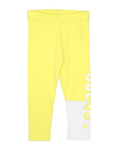 GUESS Leggings Verde lime 95% Cotone, 5% Elastan, Cotone organico
