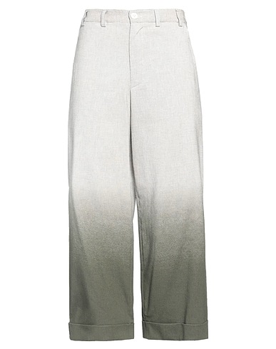 PIANURASTUDIO Pantalone Verde militare 50% Viscosa, 50% Cotone