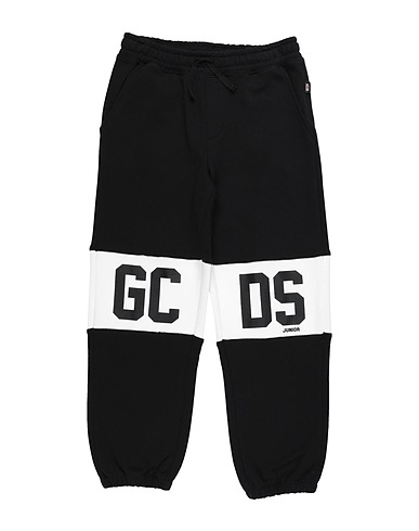 GCDS MINI Casual trouser Black 100% Cotton