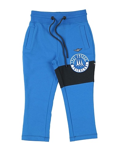 AERONAUTICA MILITARE Casual pants Blue 95% Cotton, 5% Elastane