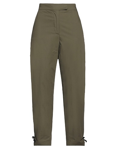 PIANURASTUDIO Pantalone Verde militare 100% Cotone