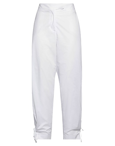 PIANURASTUDIO Casual pants White 100% Cotton