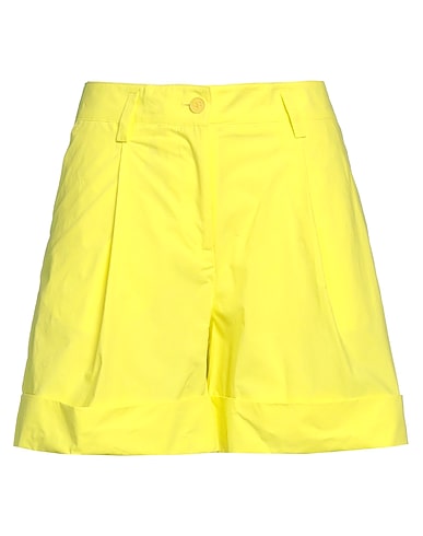 P.A.R.O.S.H. Shorts & Bermuda Pastel yellow 100% Cotton