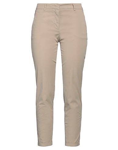 OFFICINE DEL CHINO by ARGONNE Casual trouser Beige 98% Cotton, 2% Elastane