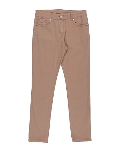 MANILA GRACE Pantalone Cammello 98% Cotone, 2% Elastan