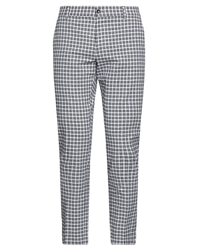 DANIELE ALESSANDRINI HOMME Casual trouser Black 69% Cotton, 26% Polyester, 3% Abaca, 1% Elastane, 1% Silk