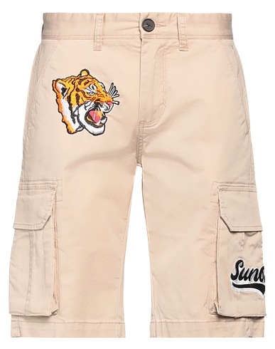 SUN 68 Shorts & Bermuda Beige 97% Cotton, 3% Elastane