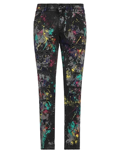 DOLCE&GABBANA Denim trousers Black 98% Cotton, 2% Elastane