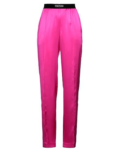 TOM FORD Casual pants Purple 93% Silk, 7% Elastane, Polyamide
