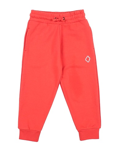 MARCELO BURLON Pantalone Rosso pomodoro 80% Cotone, 20% Poliestere, Elastan