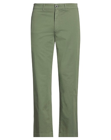 DEPARTMENT 5 Casual trouser Green 97% Cotton, 3% Elastane