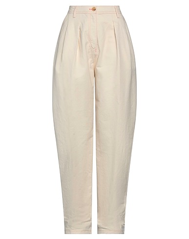 FORTE_FORTE Casual pants Ivory 100% Cotton