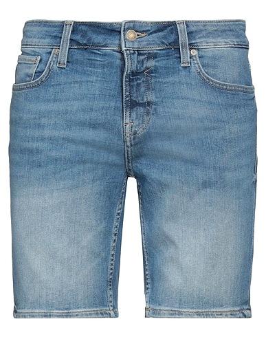 GUESS デニムショートパンツ ブルー コットン 92% / エラストマルチエステル 7% / ポリウレタン 1%