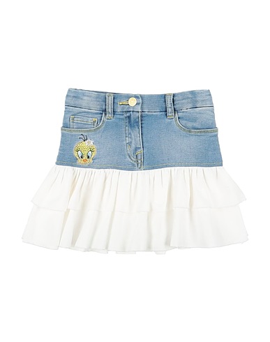MONNALISA Gonna jeans Blu 89% Cotone, 9% Poliestere, 2% Elastan